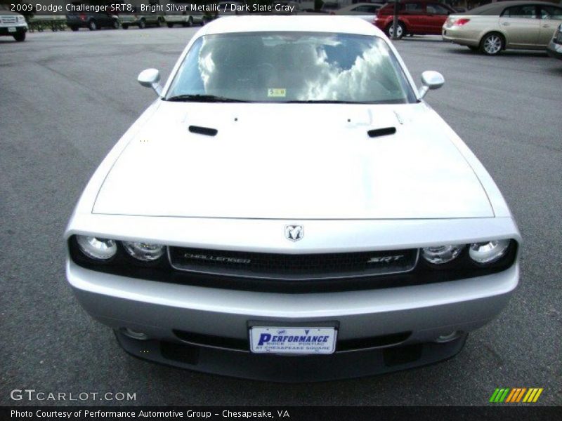 Bright Silver Metallic / Dark Slate Gray 2009 Dodge Challenger SRT8