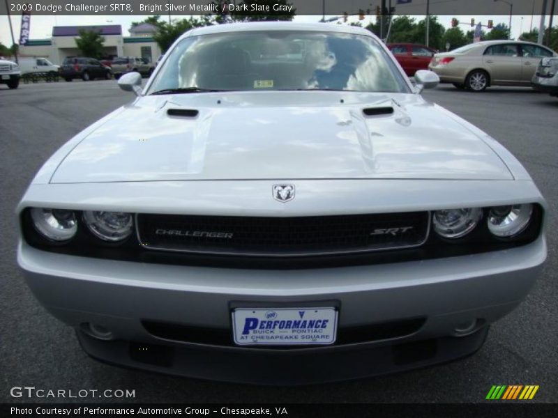 Bright Silver Metallic / Dark Slate Gray 2009 Dodge Challenger SRT8