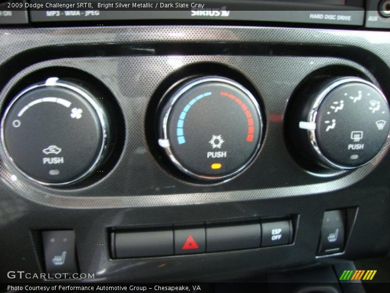 Bright Silver Metallic / Dark Slate Gray 2009 Dodge Challenger SRT8
