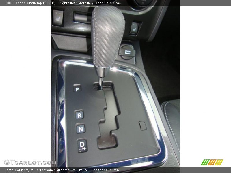 Bright Silver Metallic / Dark Slate Gray 2009 Dodge Challenger SRT8