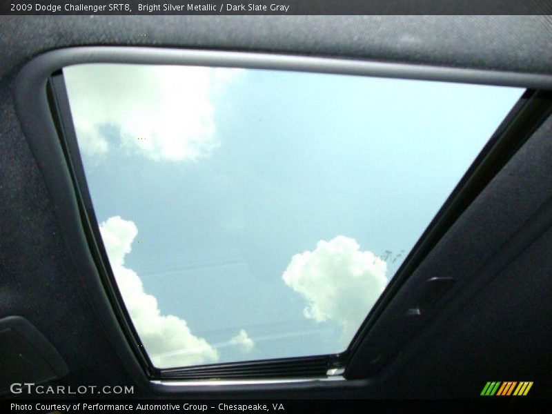 Bright Silver Metallic / Dark Slate Gray 2009 Dodge Challenger SRT8