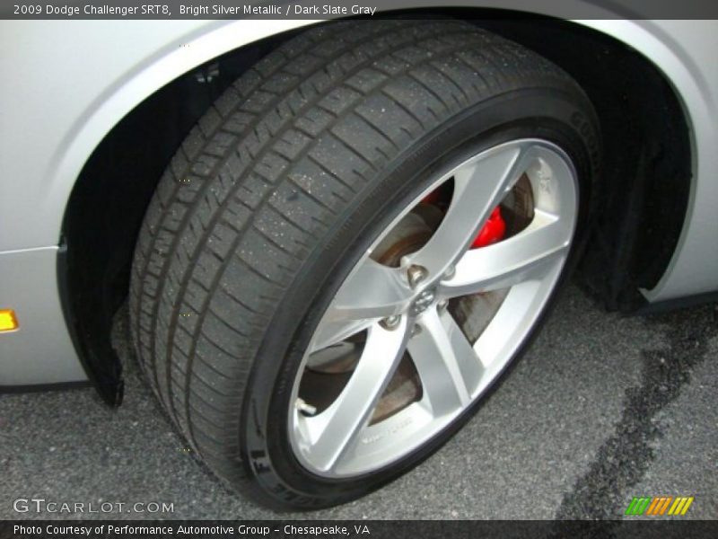 Bright Silver Metallic / Dark Slate Gray 2009 Dodge Challenger SRT8