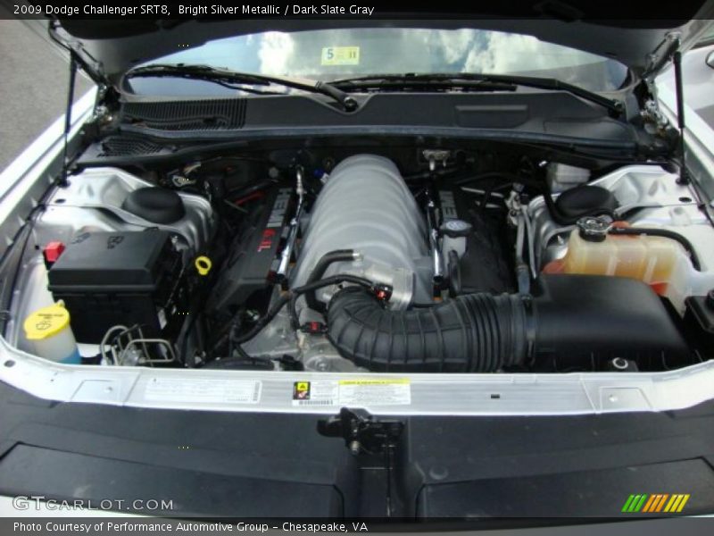 Bright Silver Metallic / Dark Slate Gray 2009 Dodge Challenger SRT8