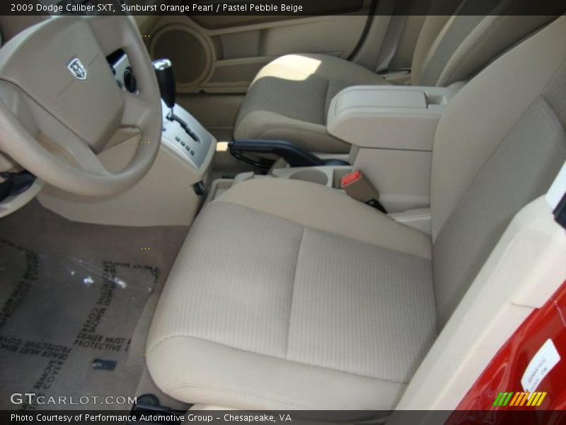 Sunburst Orange Pearl / Pastel Pebble Beige 2009 Dodge Caliber SXT