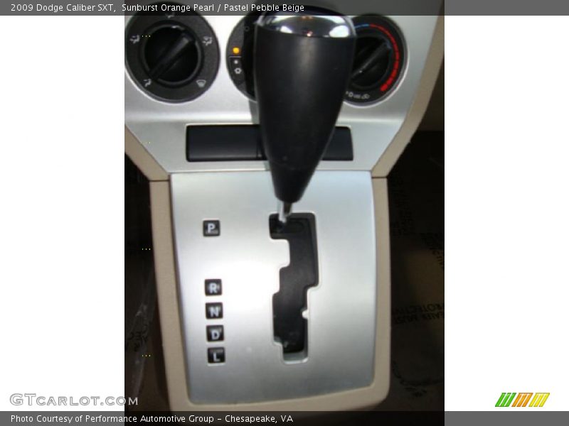 Sunburst Orange Pearl / Pastel Pebble Beige 2009 Dodge Caliber SXT