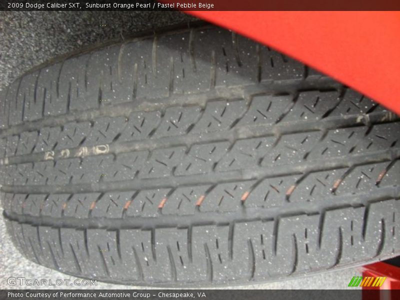 Sunburst Orange Pearl / Pastel Pebble Beige 2009 Dodge Caliber SXT