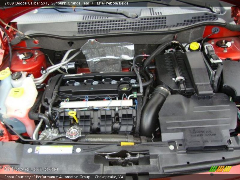 Sunburst Orange Pearl / Pastel Pebble Beige 2009 Dodge Caliber SXT