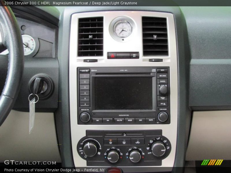 Magnesium Pearlcoat / Deep Jade/Light Graystone 2006 Chrysler 300 C HEMI