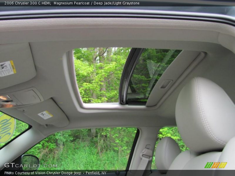 Magnesium Pearlcoat / Deep Jade/Light Graystone 2006 Chrysler 300 C HEMI