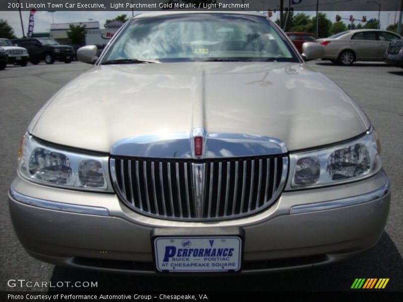 Light Parchment Gold Metallic / Light Parchment 2001 Lincoln Town Car Executive
