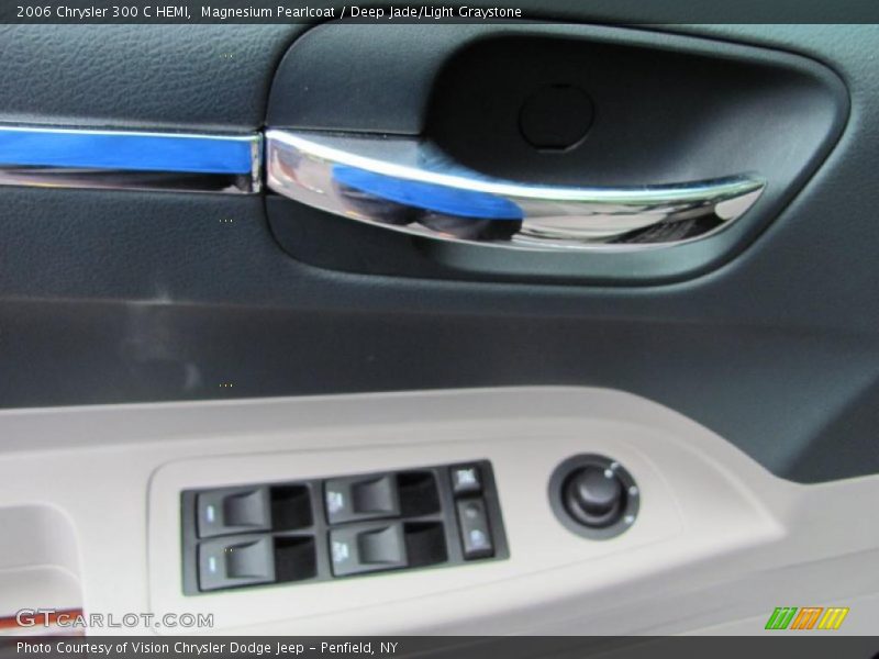 Magnesium Pearlcoat / Deep Jade/Light Graystone 2006 Chrysler 300 C HEMI