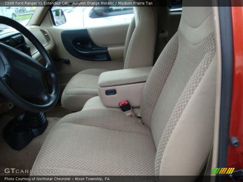 Autumn Orange Metallic / Medium Prairie Tan 1998 Ford Ranger XL Extended Cab