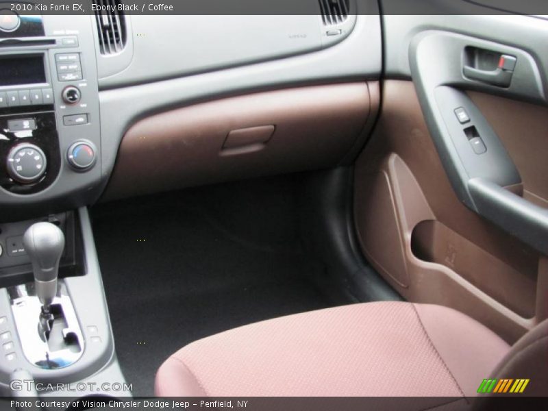 Ebony Black / Coffee 2010 Kia Forte EX