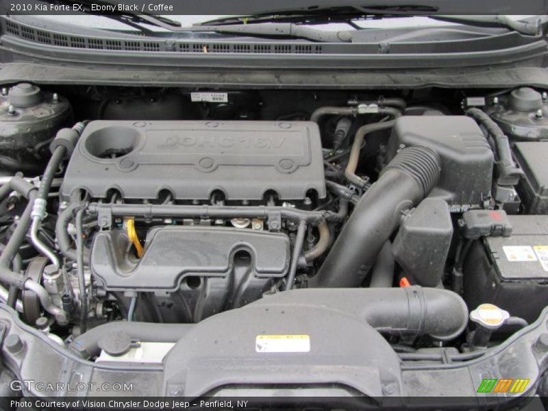 Ebony Black / Coffee 2010 Kia Forte EX