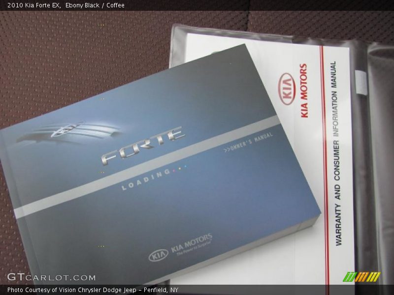 Ebony Black / Coffee 2010 Kia Forte EX
