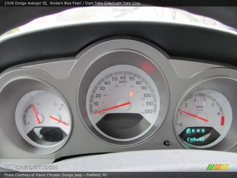 Modern Blue Pearl / Dark Slate Gray/Light Slate Gray 2008 Dodge Avenger SE