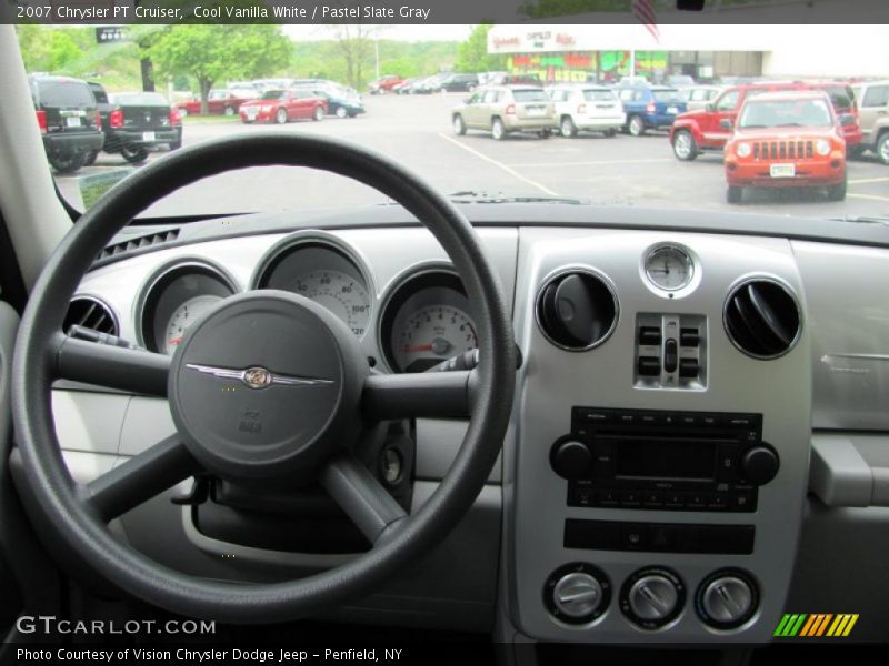 Cool Vanilla White / Pastel Slate Gray 2007 Chrysler PT Cruiser