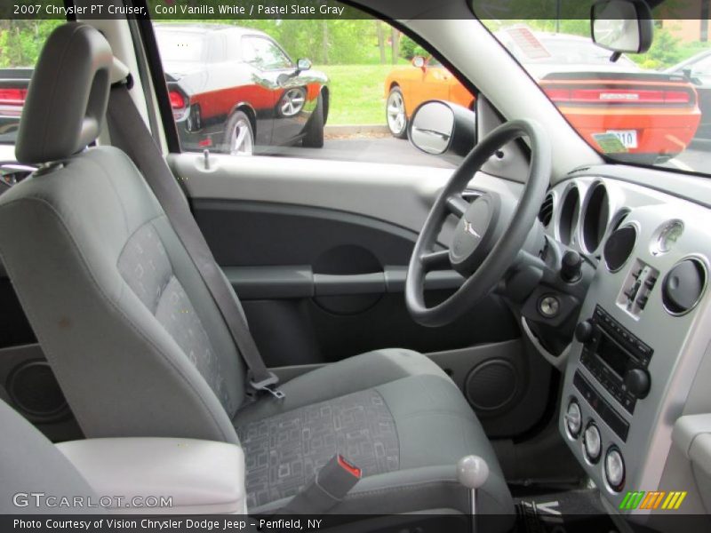Cool Vanilla White / Pastel Slate Gray 2007 Chrysler PT Cruiser