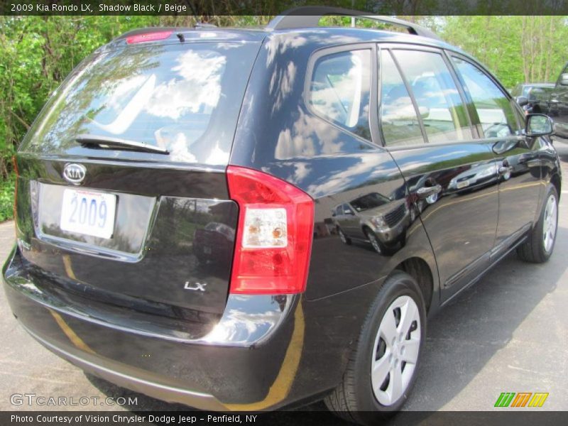 Shadow Black / Beige 2009 Kia Rondo LX