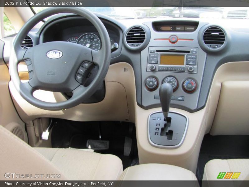 Shadow Black / Beige 2009 Kia Rondo LX
