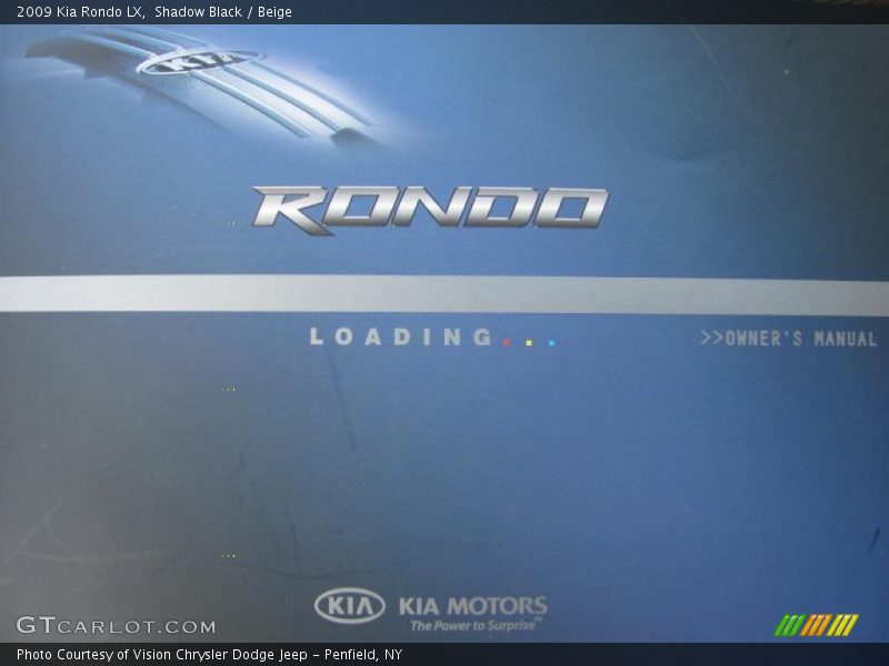 Shadow Black / Beige 2009 Kia Rondo LX