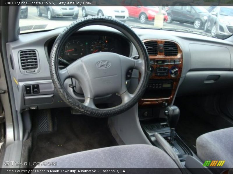 Gray Metallic / Gray 2001 Hyundai Sonata GLS V6