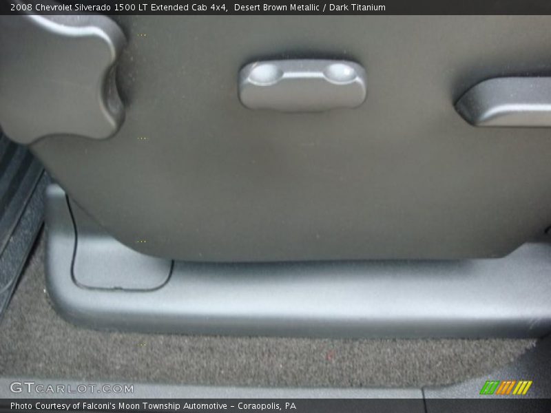 Desert Brown Metallic / Dark Titanium 2008 Chevrolet Silverado 1500 LT Extended Cab 4x4
