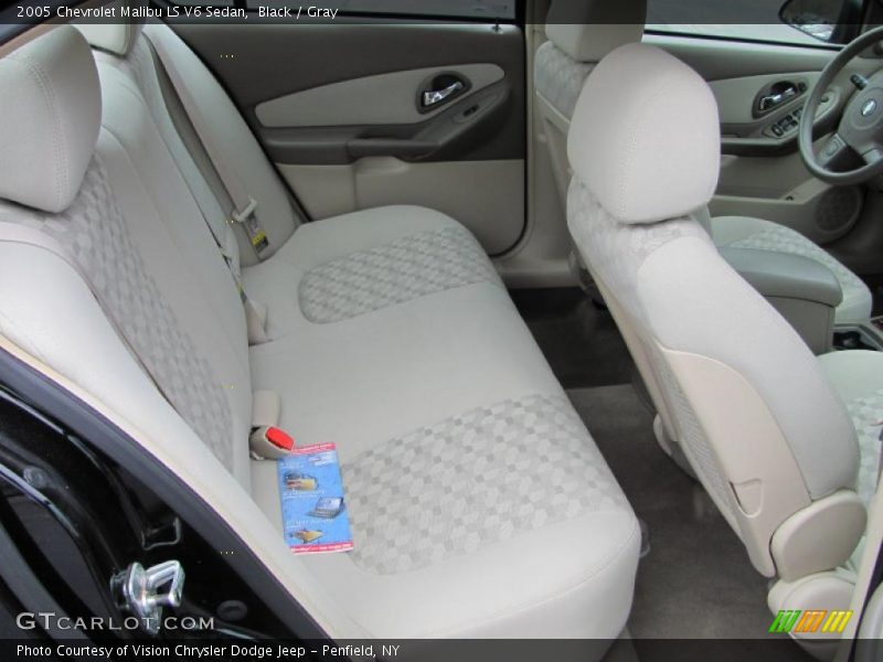 Black / Gray 2005 Chevrolet Malibu LS V6 Sedan