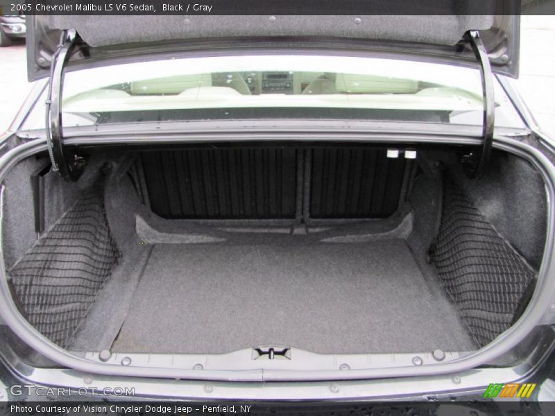 Black / Gray 2005 Chevrolet Malibu LS V6 Sedan