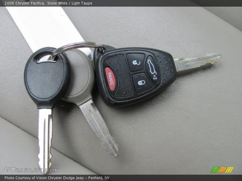 Stone White / Light Taupe 2006 Chrysler Pacifica