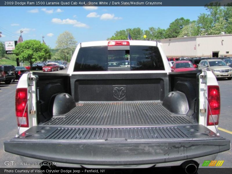 Stone White / Dark Slate/Medium Graystone 2009 Dodge Ram 1500 Laramie Quad Cab 4x4