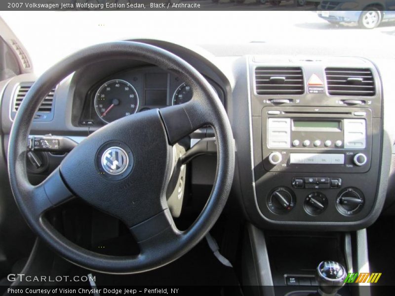 Black / Anthracite 2007 Volkswagen Jetta Wolfsburg Edition Sedan