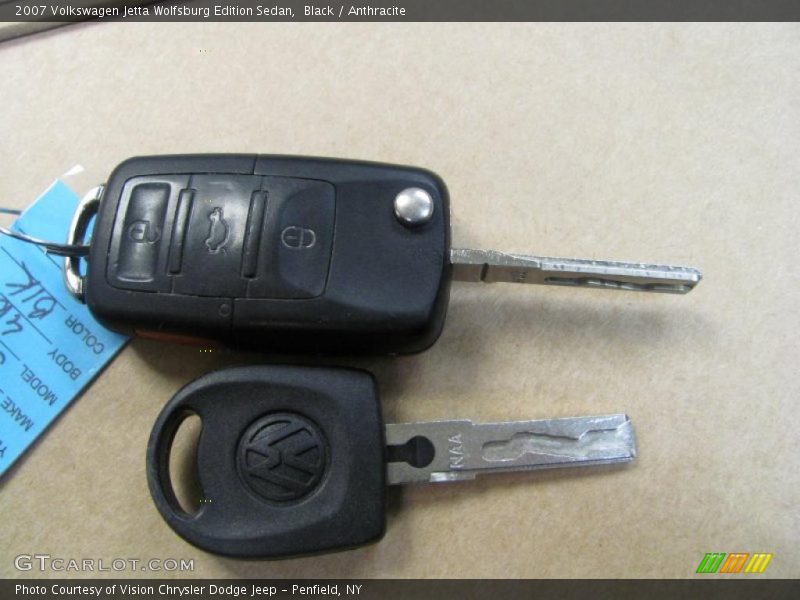 Black / Anthracite 2007 Volkswagen Jetta Wolfsburg Edition Sedan