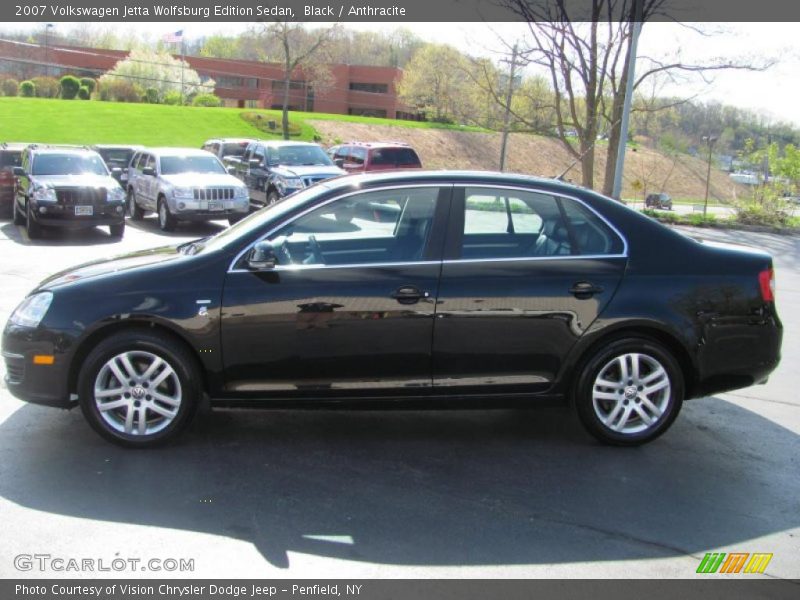 Black / Anthracite 2007 Volkswagen Jetta Wolfsburg Edition Sedan