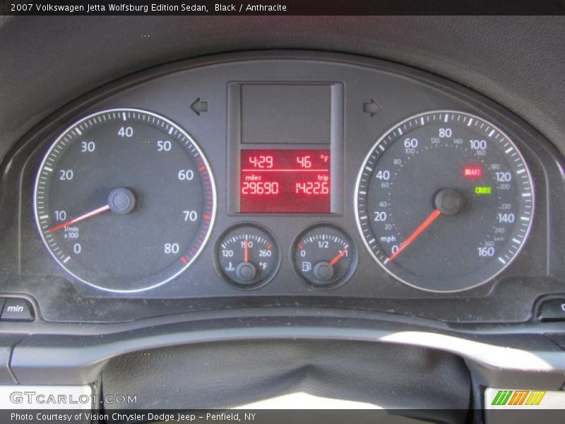 Black / Anthracite 2007 Volkswagen Jetta Wolfsburg Edition Sedan