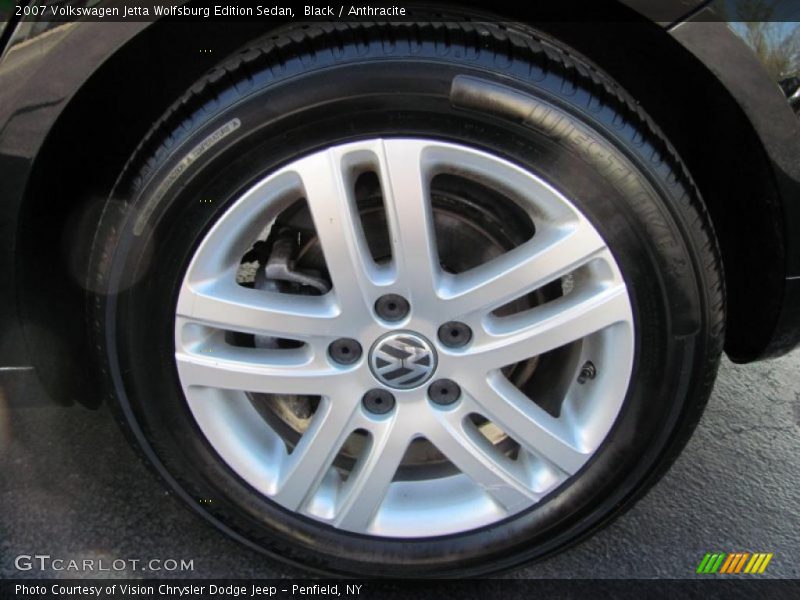 Black / Anthracite 2007 Volkswagen Jetta Wolfsburg Edition Sedan