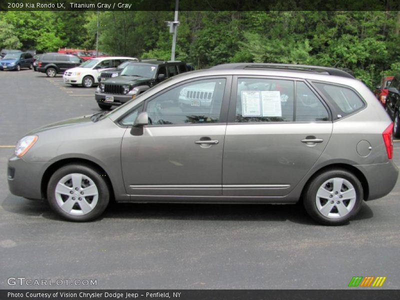 Titanium Gray / Gray 2009 Kia Rondo LX