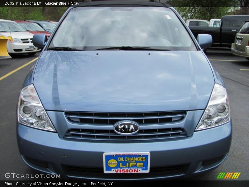 Glacier Blue / Gray 2009 Kia Sedona LX