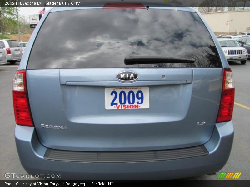 Glacier Blue / Gray 2009 Kia Sedona LX