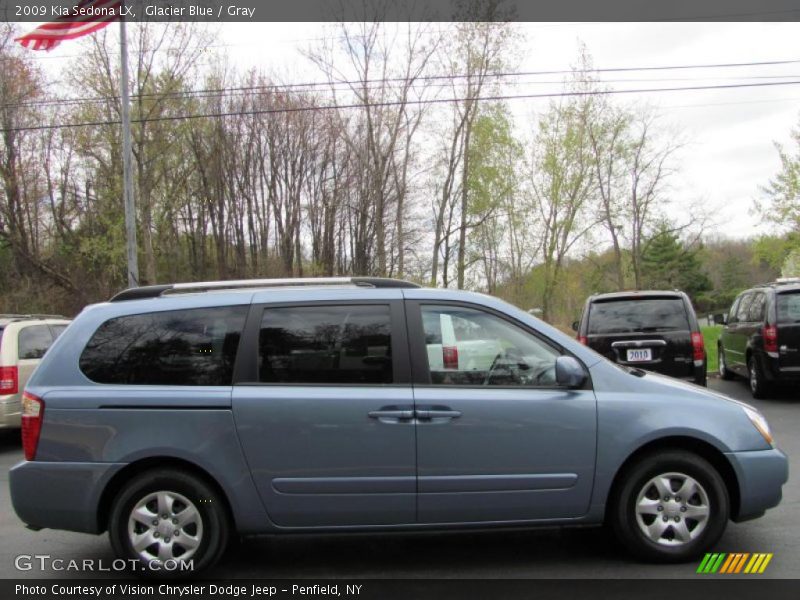 Glacier Blue / Gray 2009 Kia Sedona LX