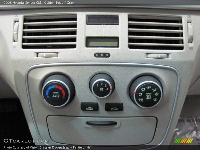 Golden Beige / Gray 2008 Hyundai Sonata GLS