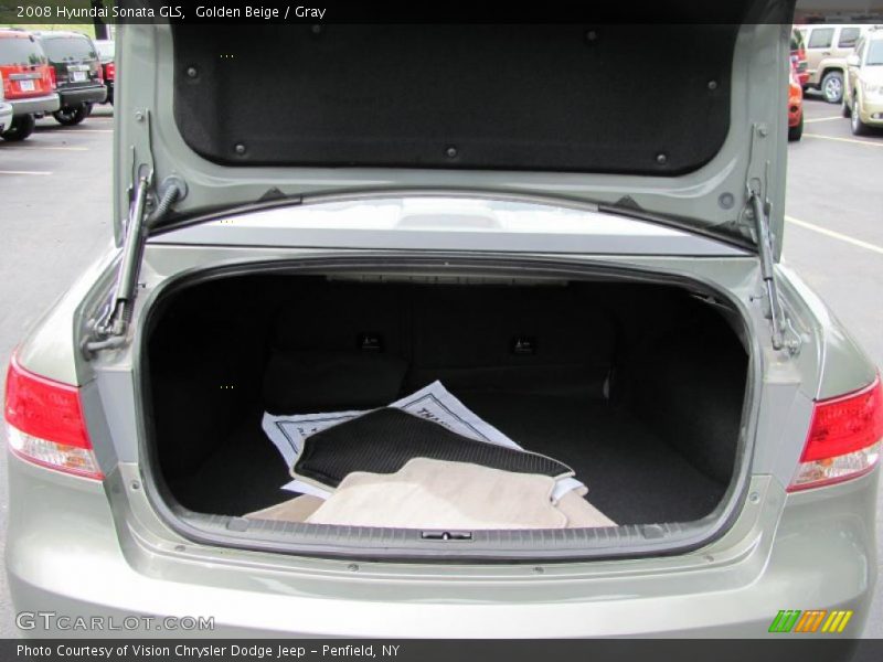 Golden Beige / Gray 2008 Hyundai Sonata GLS