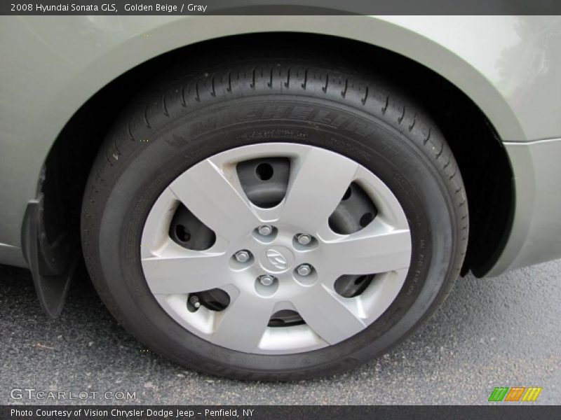 Golden Beige / Gray 2008 Hyundai Sonata GLS