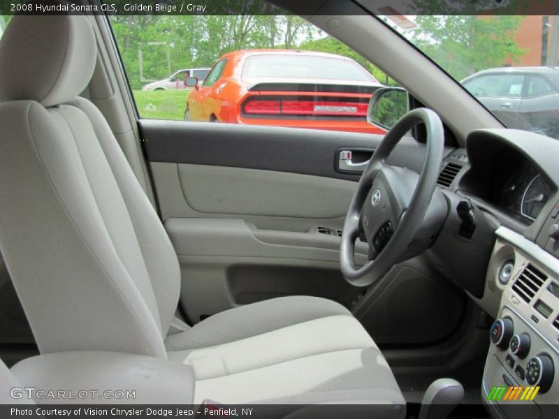 Golden Beige / Gray 2008 Hyundai Sonata GLS