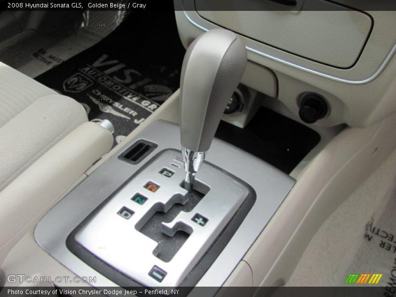 Golden Beige / Gray 2008 Hyundai Sonata GLS
