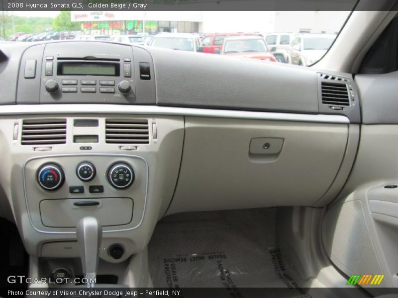 Golden Beige / Gray 2008 Hyundai Sonata GLS