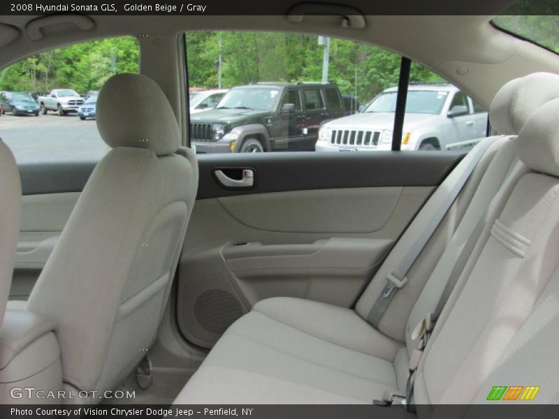 Golden Beige / Gray 2008 Hyundai Sonata GLS