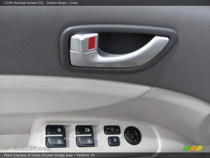 Golden Beige / Gray 2008 Hyundai Sonata GLS