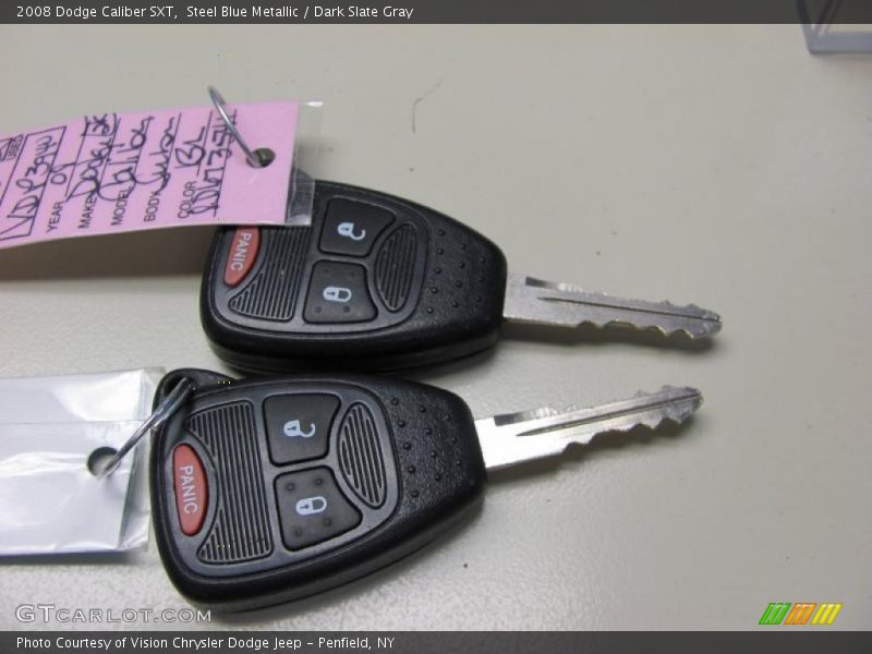 Steel Blue Metallic / Dark Slate Gray 2008 Dodge Caliber SXT