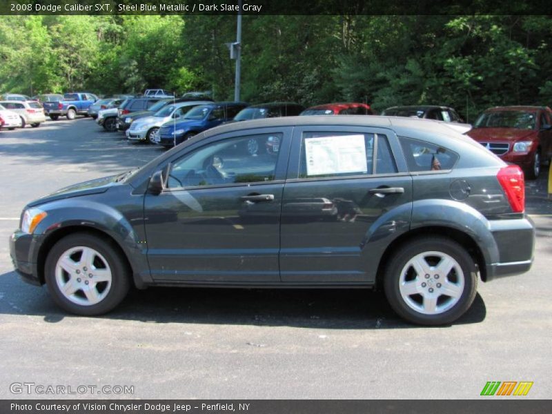 Steel Blue Metallic / Dark Slate Gray 2008 Dodge Caliber SXT